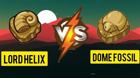 dome vs helix fossil